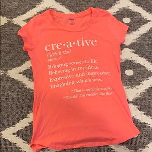 Creative definition shirt